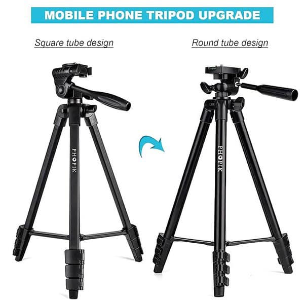 PHOPIK Mobile Phone Tripod 55 inches with Carrying Bag2 - LXINDIA.COM