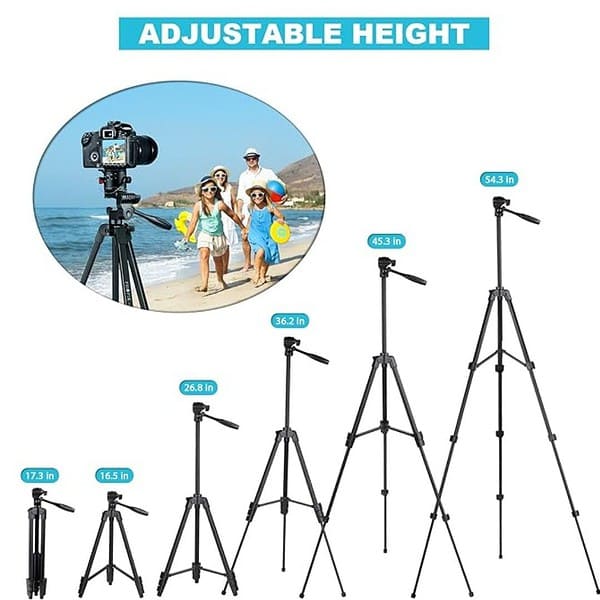 PHOPIK Mobile Phone Tripod 55 inches with Carrying Bag3 - LXINDIA.COM