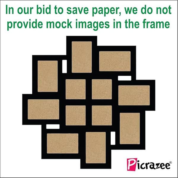 PICRAZEE Wooden Multiple Images Collage Photo Frame set of 12 2 - LXINDIA.COM