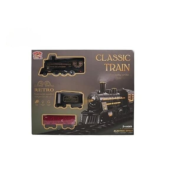 PLAY ME Classic Train Set for Kids Electric Spray Steam Train - LXINDIA.COM