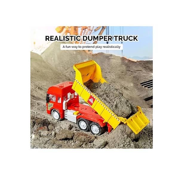 PLUSPOINT Big Dumper Truck Friction Powered Construction Truck A - LXINDIA.COM