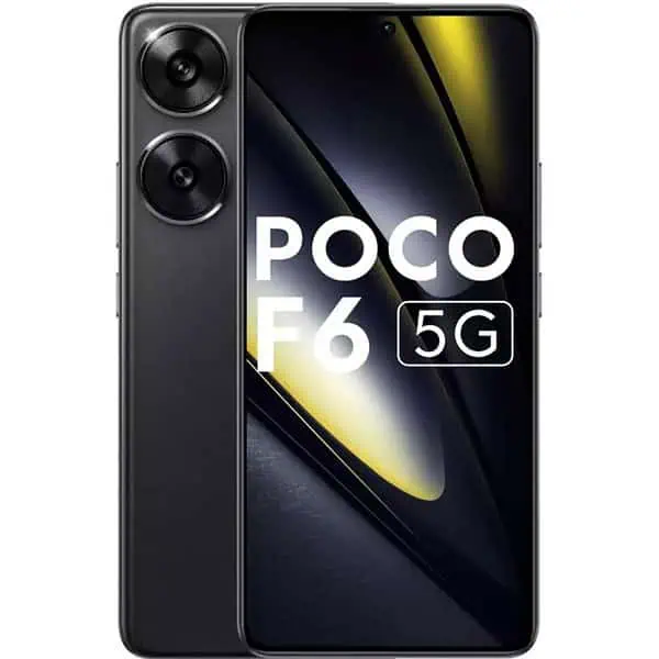 POCO F6 5G Black 12GB RAM 256GB ROM - LXINDIA.COM