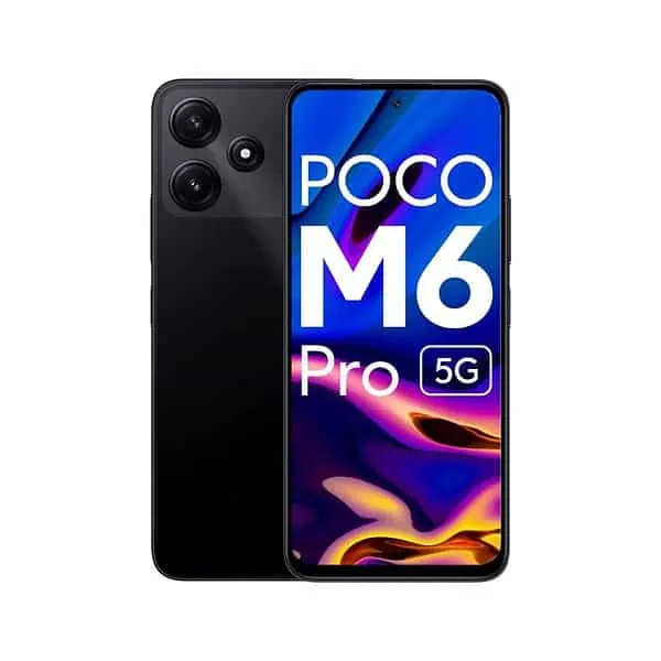 POCO M6 Pro 5G 128 GB 6 GB RAM Power Black - LXINDIA.COM