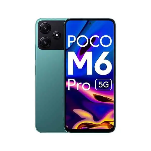 POCO M6 Pro 5G Forest Green 6GB RAM 128GB Storage - LXINDIA.COM