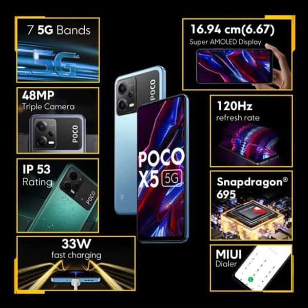 POCO X5 5G Wildcat Blue 256 GB 8 GB RAM3 - LXINDIA.COM