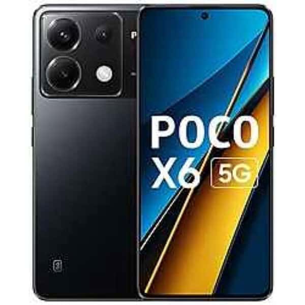 POCO X6 5G Mirror Black 12 GB RAM 256 GB Storage - LXINDIA.COM