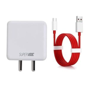 POPIO Fast Charging Adaptor and USB to Type C Cable Combo White - LXINDIA.COM