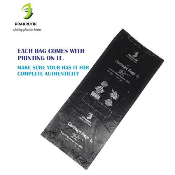 PRAKRUTIK Garbage Bags BlackSmall Size 90 Bags 1 - LXINDIA.COM