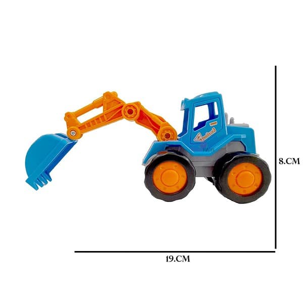 PRIMEFAIR Unbreakable Funny Cartoon Pull Back JCB C - LXINDIA.COM