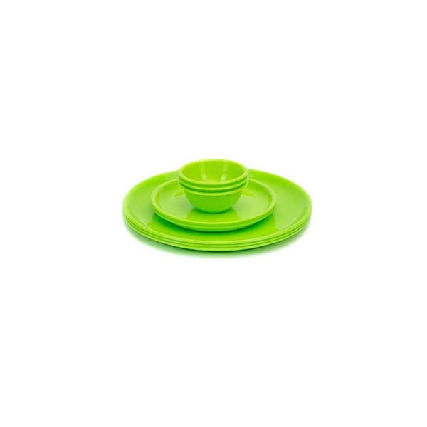 PRIZMA Microwave Safe Unbreakable Round Dinner Set of 4 - LXINDIA.COM