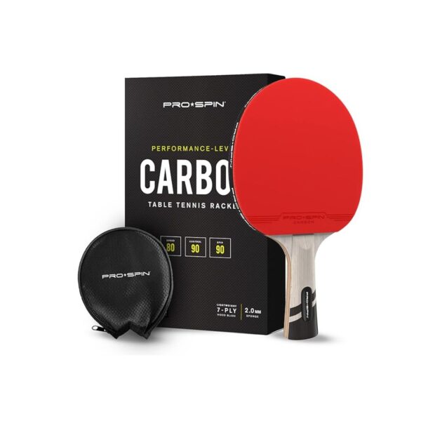 PRO SPIN Elite Series Pro Carbon Performance Level Table Tennis Racket - LXINDIA.COM