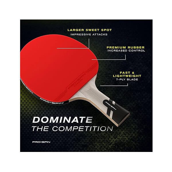 PRO SPIN Elite Series Pro Carbon Performance Level Table Tennis Racket A - LXINDIA.COM