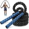 PROBEROS 2.8M Adult Jump Rope 25Mm Gear Black Blue - LXINDIA.COM