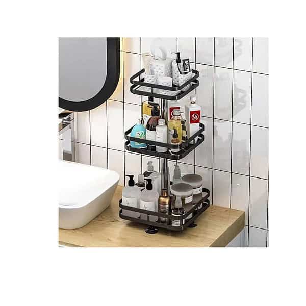 PYXBE 2 Tier 360° Tabletop Rotating Kitchen Rack - LXINDIA.COM