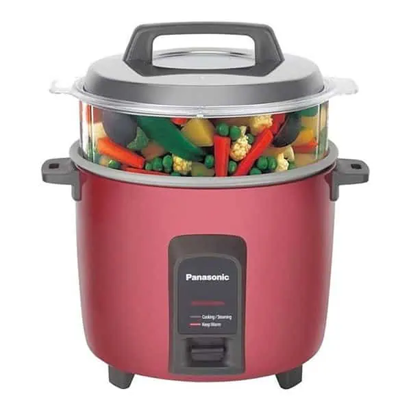 Panasonic SR Y18FHS 1.8 Liters Automatic Rice Cooker Red - LXINDIA.COM