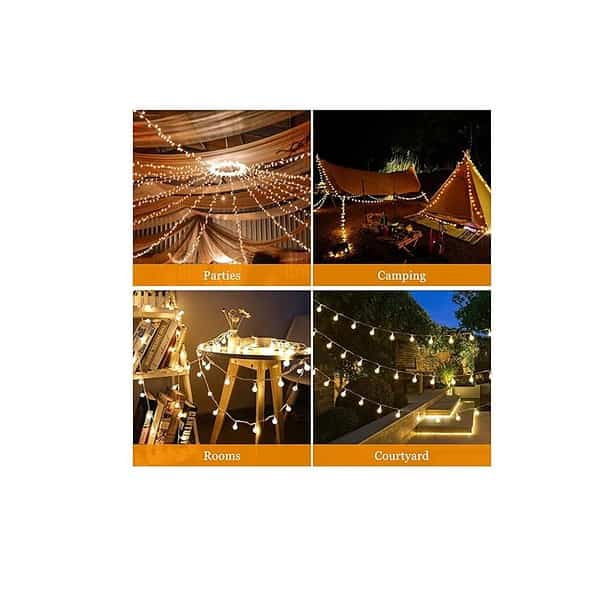 Party Propz Bubble Ball Led Lights For Decoration 4.2meter 14LED Ball Decoration Lights A - LXINDIA.COM