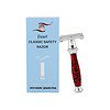 Pearl Shaving Double Edge Safety Razor SS 95 Marble Red - LXINDIA.COM