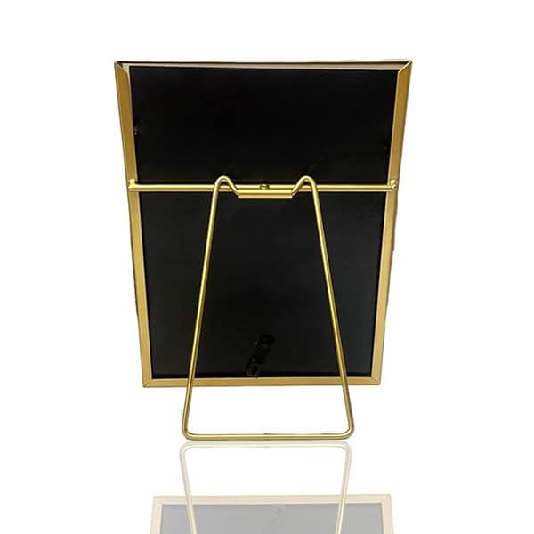 Penny Wise Trending Slim Gold Metal Photo Frame Classy Looking Desk Accessory 4x6 Inches 2 - LXINDIA.COM