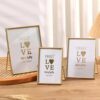 Penny WiseTrending Slim Gold Metal Photo Frame 4x6 Inches - LXINDIA.COM