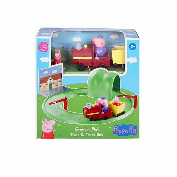 Peppa Pig Grandpa Train and Track Playset 1 - LXINDIA.COM