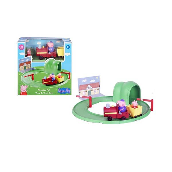 Peppa Pig Grandpa Train and Track Playset - LXINDIA.COM