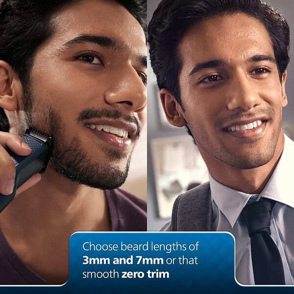 Philips Battery Powered SkinProtect Beard Trimmer for Men BT1232181 - LXINDIA.COM