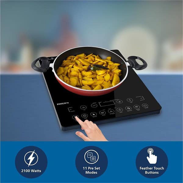 Philips HD4995 00 2100W Induction cooktop1 - LXINDIA.COM