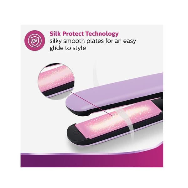 Philips Straightener with SilkProtect Technology Lavender BHS393 40 A - LXINDIA.COM