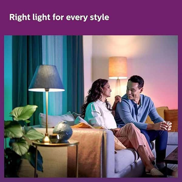 Philips Wiz Smart WI Fi LED Bulb E27 Compatible with Amazon Alexa and Google Assistant Pack of 1 1 - LXINDIA.COM