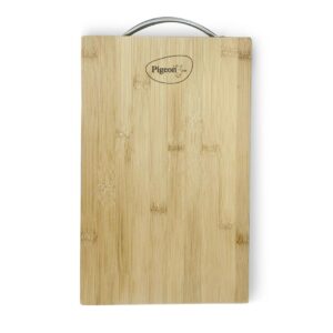 Pigeon by Stovekraft Large Natural Bamboo Wood Chopping Board 34 x 24cm - LXINDIA.COM