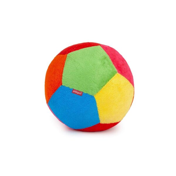 Pikipo Multicolor Stuffed Soft Ball with Rattle Sound - LXINDIA.COM