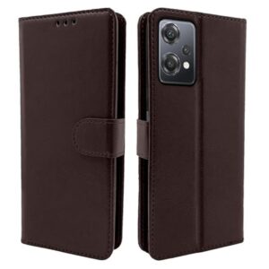 Pikkme Oneplus Nord Ce 2 Lite 5G Flip Case Leather Finish Coffee - LXINDIA.COM