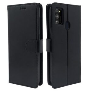 Pikkme Samsung Galaxy M21 2021 M30s M21 Flip Case Black - LXINDIA.COM