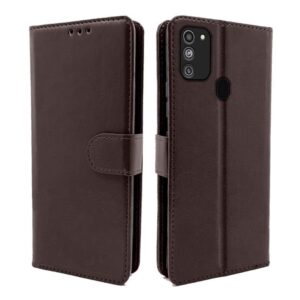 Pikkme Samsung Galaxy M30s M21 M21 2021 Flip Cover Coffee - LXINDIA.COM