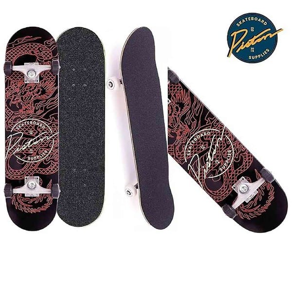 Piston 7 PLY Hardrock Maple Complete Skateboard Best Setup for Skateboarders 3 - LXINDIA.COM