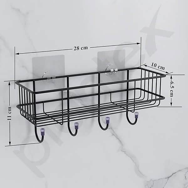 Plantex Self Adhesive Bathroom Shelf for Wall Shelf Organizer 2 - LXINDIA.COM