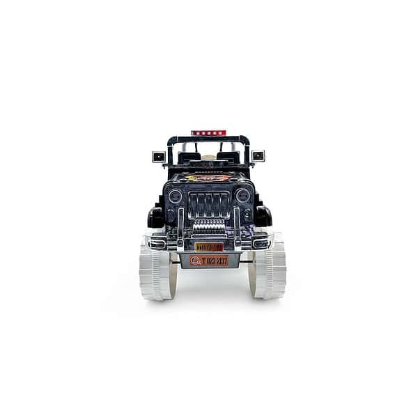 Plastboy Big Size Metallised Raider Jeep Toy Black B - LXINDIA.COM