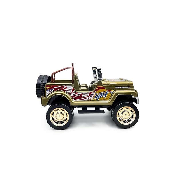 Plastboy Big Size Metallised Raider Jeep Toy Green - LXINDIA.COM