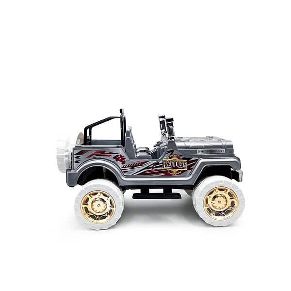 Plastboy Big Size Metallised Raider Jeep Toy Silver - LXINDIA.COM