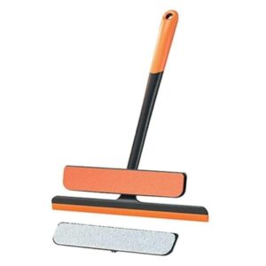 Plastic 3 in 1 ROTATABLE Double Side Cleaning Brush Glass Wiper Multicolor - LXINDIA.COM