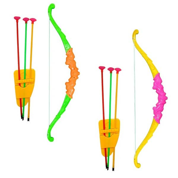 Plastic Archery Bow and 3 Arrow Toy for Kids - LXINDIA.COM