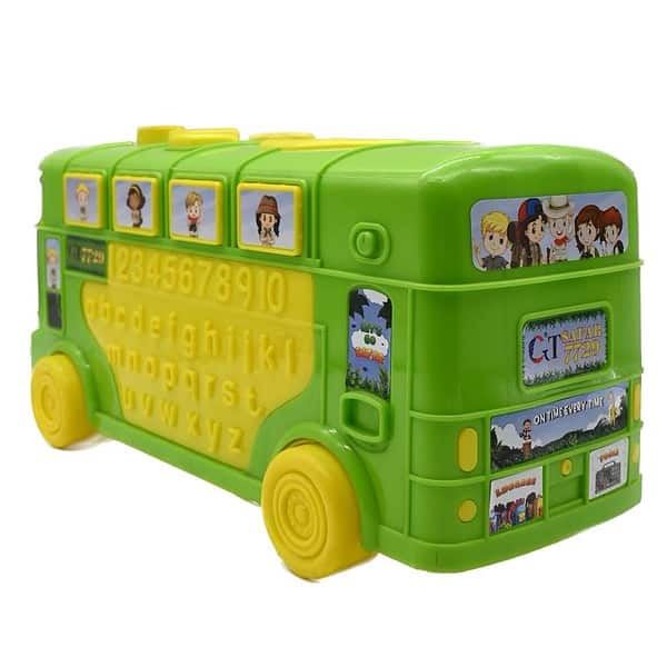 Plastic Non Electric Heavy Duty Stylish Big Size Bus Green a - LXINDIA.COM