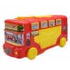 Plastic Non Electric Heavy Duty Stylish Big Size Bus Red B - LXINDIA.COM