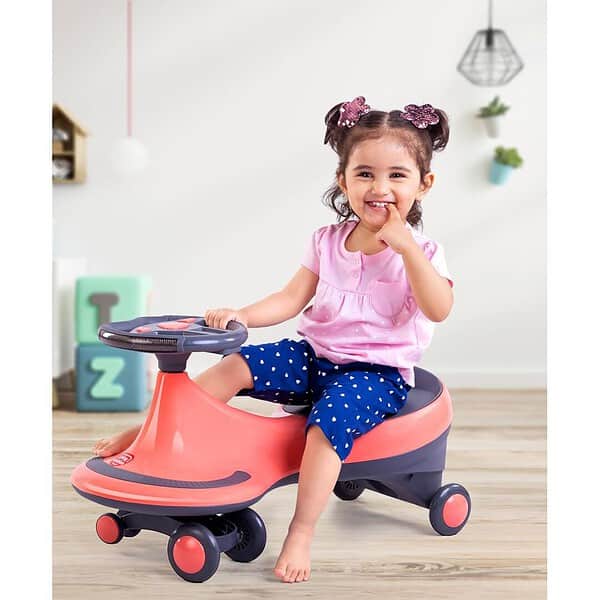 Play Nation Premium Kids Swing Car with Light And Music for 3 to 5 Years Kids E - LXINDIA.COM