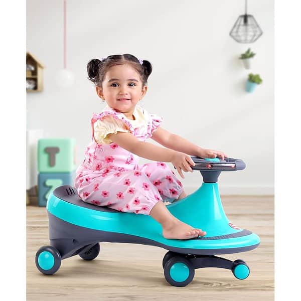 Play Nation Premium Kids Swing Car with Light And Music for 3 to 5 Years Kids a 1 - LXINDIA.COM