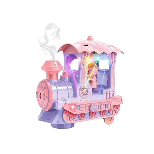 PoPo Toys Musical Spray Steam Train Toy 1 - LXINDIA.COM