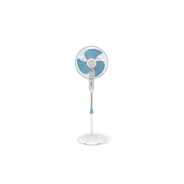 Polycab Aery 400mm Pedestal Fan Turquish Blue - LXINDIA.COM