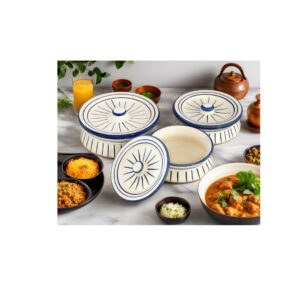 Praahi Lifestyle Ceramic Biryani Handi Set with lid 1 - LXINDIA.COM