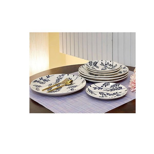 Praahi Lifestyle Ceramic Dinner Set 18 Pieces Dining Set C - LXINDIA.COM