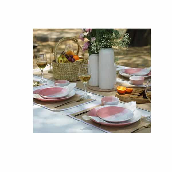 Praahi Lifestyle Premium Ceramic Dinner Set 18 Pieces C 1 - LXINDIA.COM